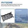 MITZONE Engine Valve Cover Compatible with 2012 2013 Nissan Rogue