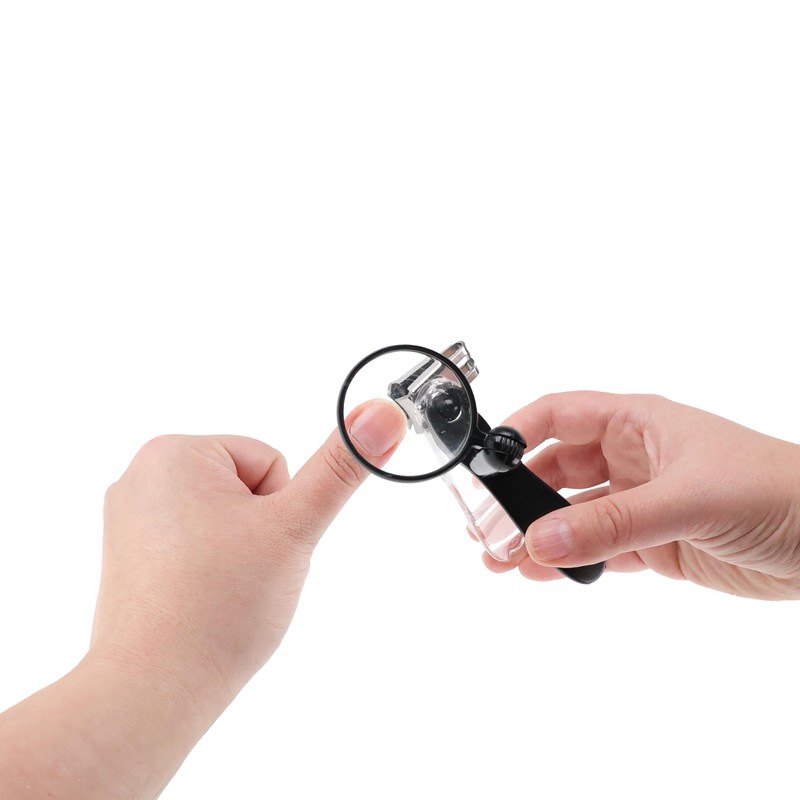 BIOS Living Rotating Nail Clipper, Adjustable Angle, Detachable Magnifier, Ergonomic,