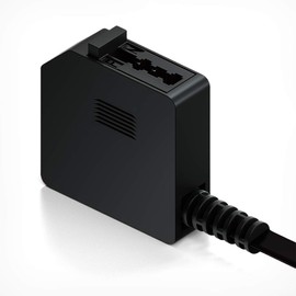 deleyCON 0.2 m Telephone Adapter RJ11 Plug 6P4C to TAE-F Female Flat Cable Telephone Adapter Cable Telephone Router Black