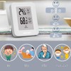 DIGITEN Digital Thermometer/Hygrometer, Hygrometer, E-ink Large Screen, Wall Mount &