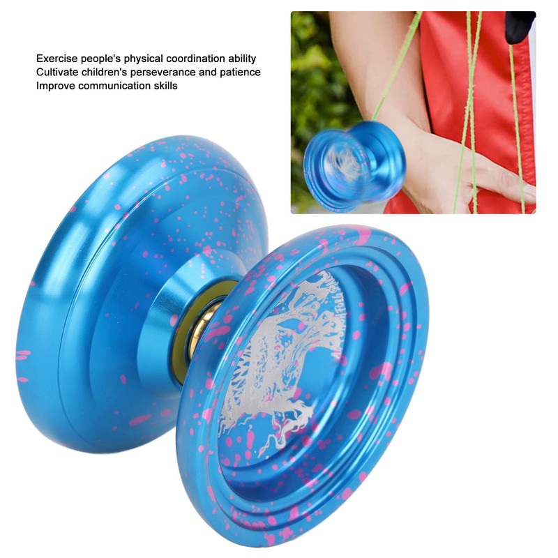 Yoyo Ball Unresponsive Aluminum Alloy Stability Advanced Yoyo with 3pcs