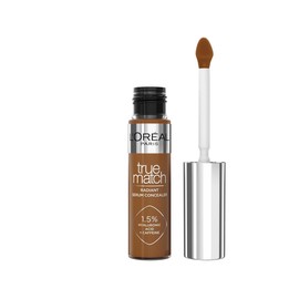 L'Oréal Paris Concealer for a Natural Radiant, Moisturising and Plumping, Face Makeup with Hyaluronic Acid and Caffeine, True Match Radiant Serum Concealer 11N, 11 ml