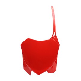 ABCERRSI Motorcycle Number Plate,Plastic Dirt Bike Front Number Cover for CRF250R 10-13 CRF450R 09-12 Off Road Racing Motocross ATV(Red)