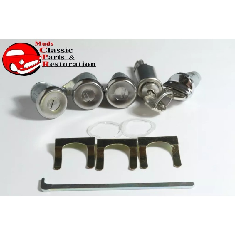 64 Impala Locks Ignition Door Glovebox Trunk short cyl Pawl