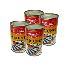Victoria Sardines in Soya Oil Spanish Style (4 Cans)