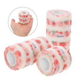 SUPVOX 3sets 3 Rolls Breathable Self Pet Bandage Tape for Dogs and Cats Strong Adhesion Vet Wrap for Care Multi Functional Injury Protection for Outdoor Use 3rolls*3