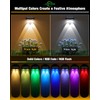 JOFIOS Solar Fence Lights 20 Pack, 50 Lumens Outdoor Solar