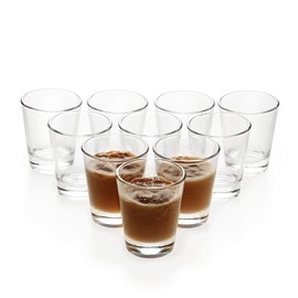BCnmviku 1.5 oz Shot Glasses Sets with Heavy Base, Clear Shot Glass (10 Pack)