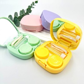 portable lens case pink 4ea