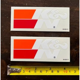 Unbranded 2 K&N filter stickers decals Racing offroad overland drags hotrods nascar moto