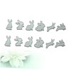 VILLFUL 2 Set Mini Rabbit Carbon Steel Cutting Dies for