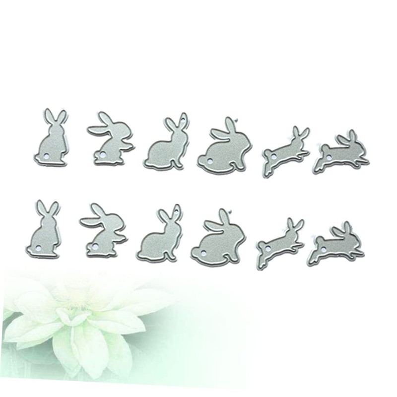 VILLFUL 2 Set Mini Rabbit Carbon Steel Cutting Dies for