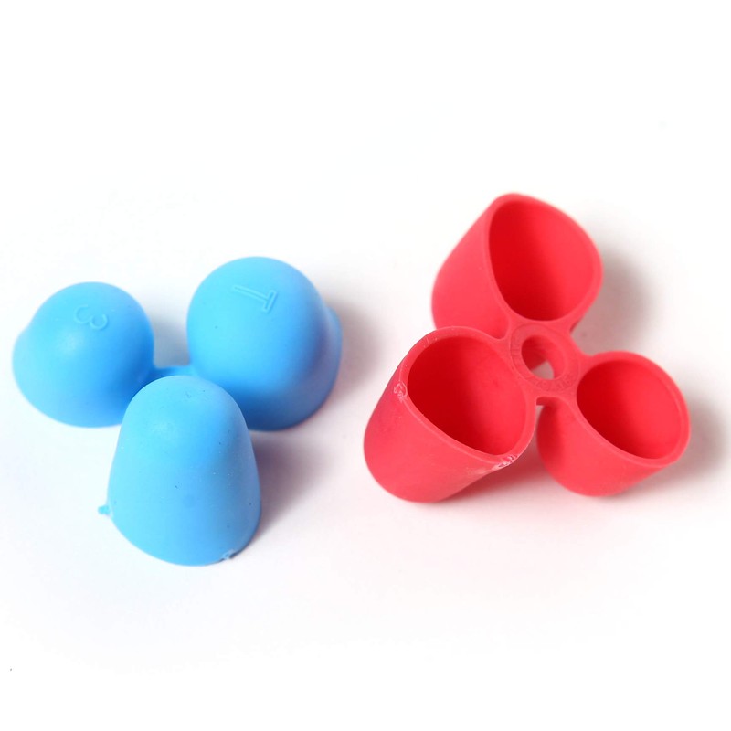 The Writing CLAW, Medium, 1/2", Blue and Red, 12 per