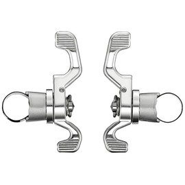 DIA-COMPE ENE CICLO Wing Shifter, Silver, Left & Right Set (Compatible with Shimano / Campa 11S)