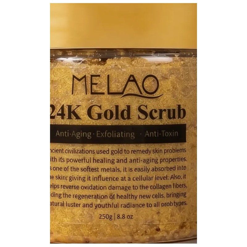 Crema Exfoliante Facial Oro 24k Hipoalergénica 250g