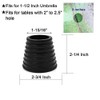 DGQ Patio Umbrella Cone Umbrella Wedge Plug for Patio Table