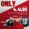 DCK 9.2 Amp Angle Grinder, 4-1/2 Inch Electric Grinder Power