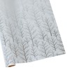 Caspari Winter Trees White & Silver Embossed Foil Gift Wrap