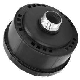 Air Compressor Filter, 3/4 25mm Filter Intake Dia Air Compressor Parts Air Compressor Accessories 80mm Plastic Shell Round Muffler Mastercraft