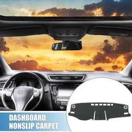 A ABSOPRO Car Dashboard Cover Mat Center Console Interior Trim Dash Board Mat for Toyota RAV4 2019-2023 Protective Polyester Gray