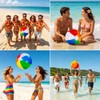 WSepascI Beach Balls, 3 Pack Rainbow Beach Ball, 20 Inch