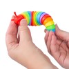 Mini Rainbow Fidget Slugs, 12 Pieces