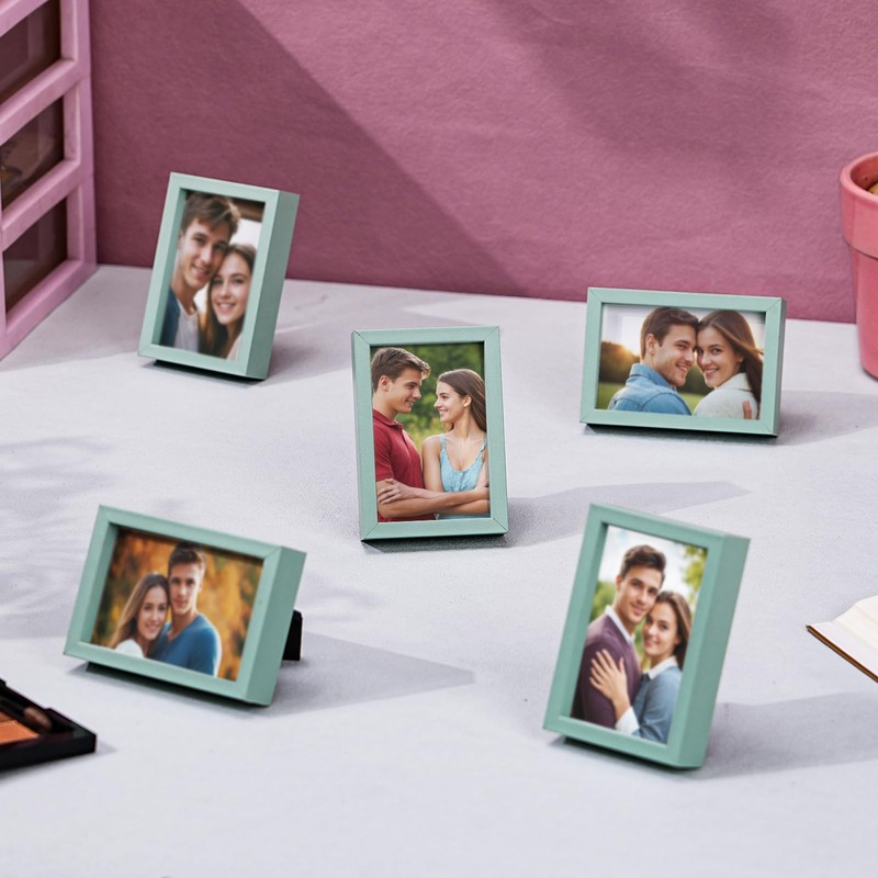 Winlor PF11G 2x3" Mini Magnet Photo Frame - Green (6