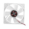 80mm Silent LED PC Cooling Fan 12V 4Pin 2500 RPM