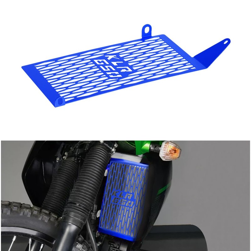 KLR650 Radiator Grille Guard Cover Protector Compatible with KLR650 2008-2018