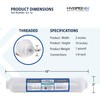 Hydronix ICF-10 Inline Post Activated Carbon Water Filter Replacement Cartridge