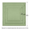BEWDIO Sage Green Men's Pocket Square, Solid Color Boys Handkerchiefs