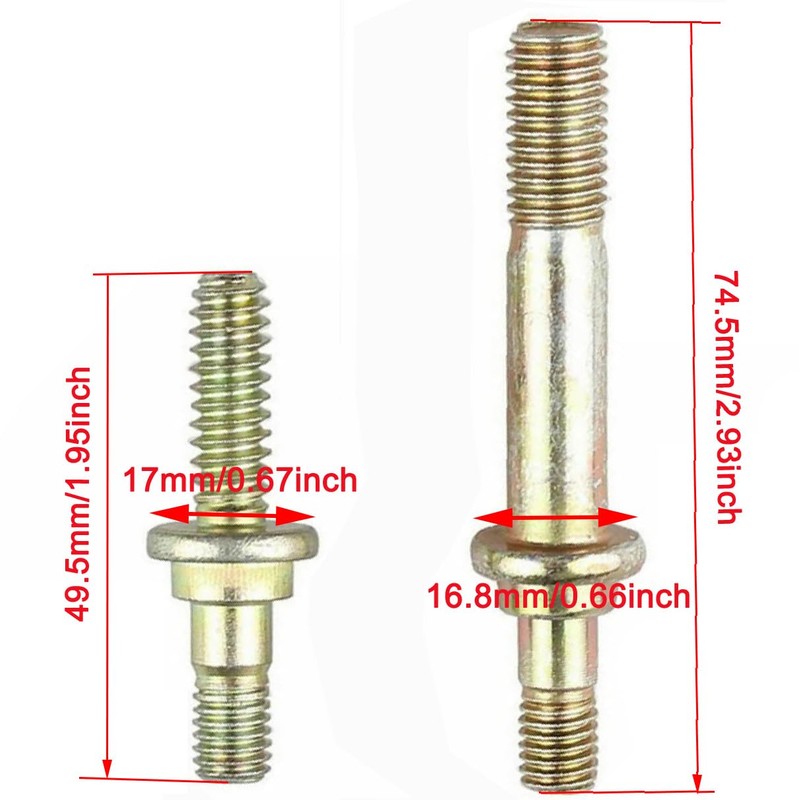 Hippotech Super Bars Studs & Nuts Replacement for Stihl 029