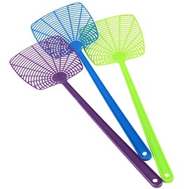 Chef Craft Select Fly Swatter Set, 18 inch 3 piece set, Purple/Green/Blue (Model: 21041)