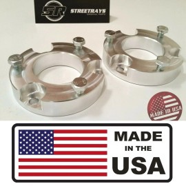 StreetRays [Originals] [SR] 2" Billet Front Leveling Spacer Lift Kit FOR 03-23 4Runner Tacoma 4WD 2WD