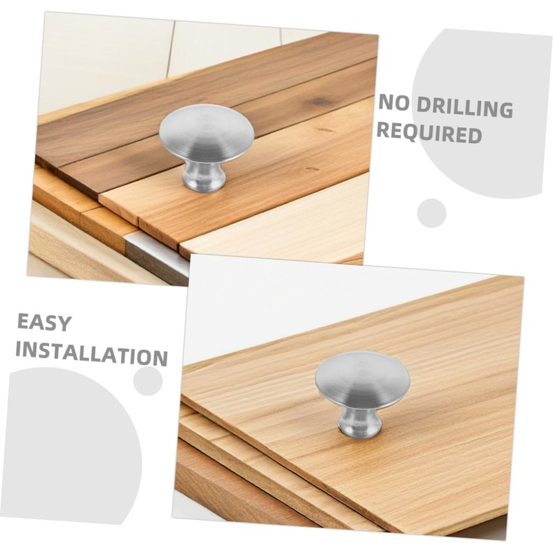 WOONEKY 2pcs Durable Stainless Steel Cabinet Handles for Sliding Shower