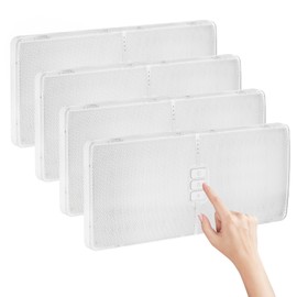 BlueFire 1800 LM Dimmable RV LED Interior Lights,DC12-30V Fixture with 3 Color Temperature, 3500-6500K Upgraded Brightness RV Ceiling LED Lights for RV/Campers/Motorhomes/Trailer/Boat (4-Pack)