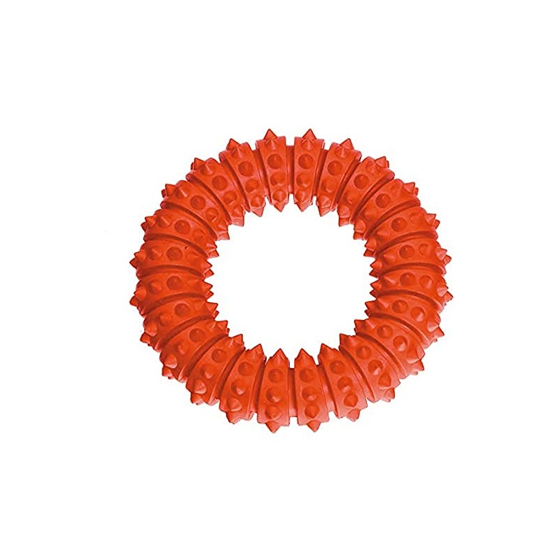 Karlie Boomer Rubber Aqua Ring, Small, Orange