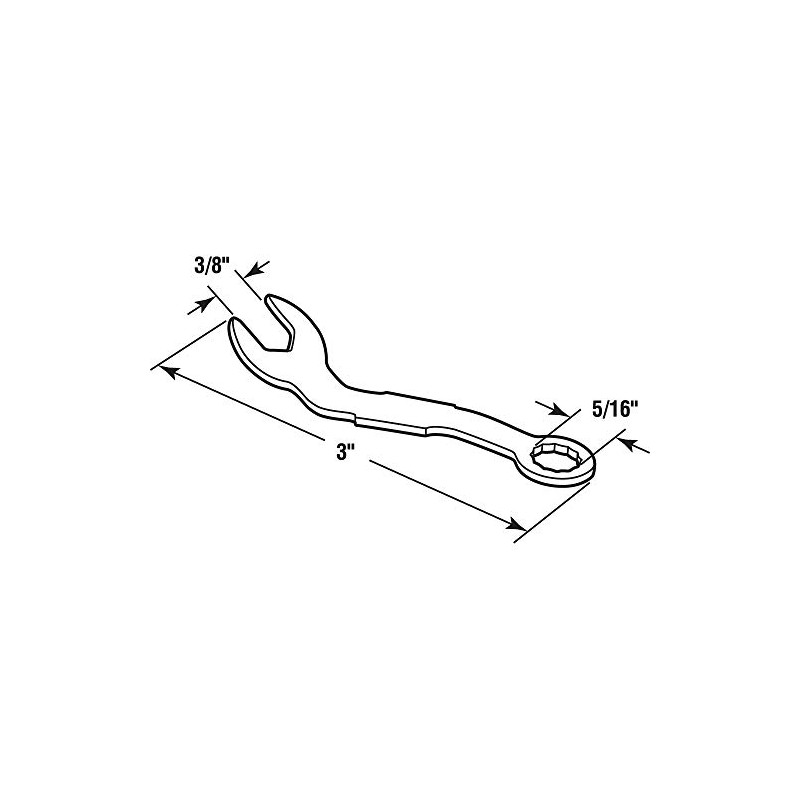 Prime-Line Products N 7164 Bifold Closet Door Pivot Adjustment, 3/8