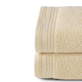 Top Towel - Premium - Large Bath Towels - Bath Towels -2 Hand Towels -50 x 100 cm - 100% Cotton - 600 g - Natural