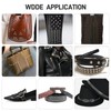 Leather Rivets Kit, 180 Pcs Leathercraft Double Cap Rivets 4