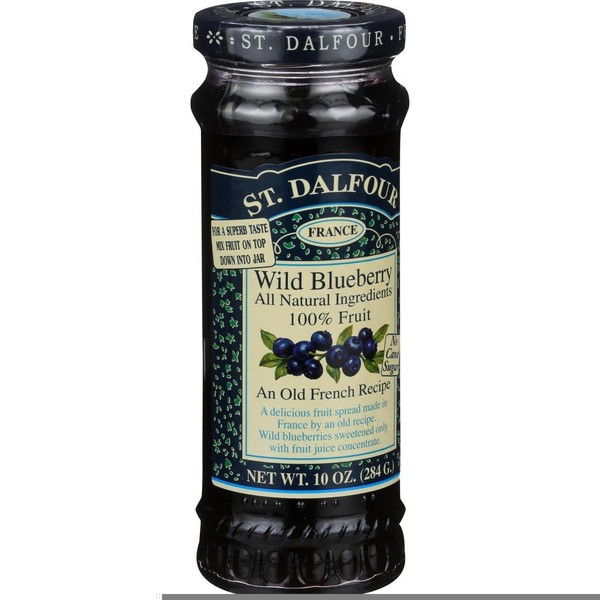 St. Dalfour Wild Blueberry Conserves, 10 Ounce (Pack of 6)