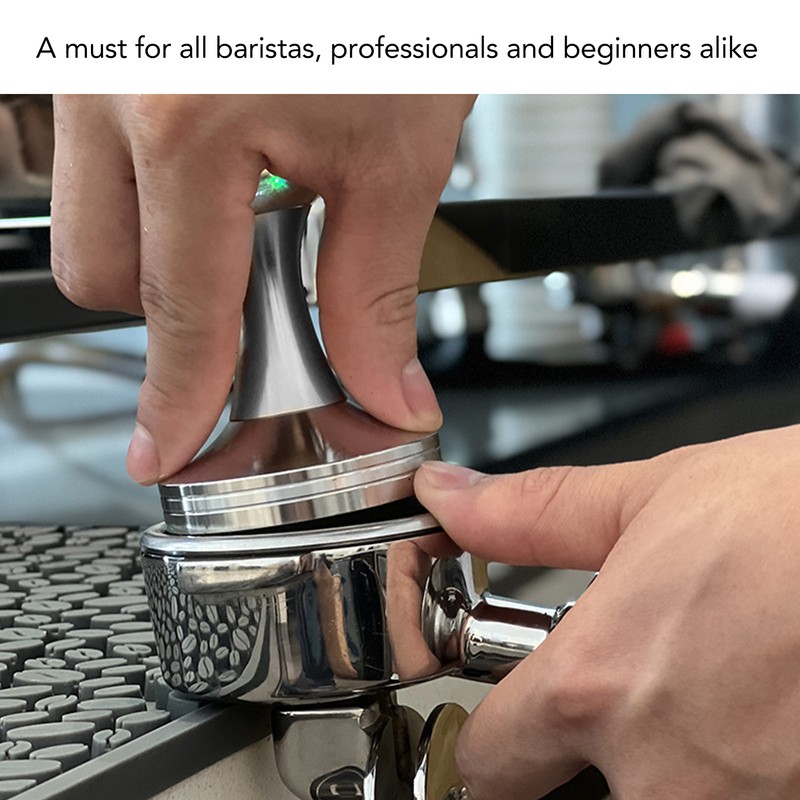 Crystal Ball Coffee Flat Tamper Stainless Steel Base Powder Hammer