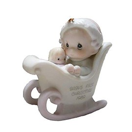 pm 523208- pm523208 (Baby Girl in Sleigh with Doll), 523208