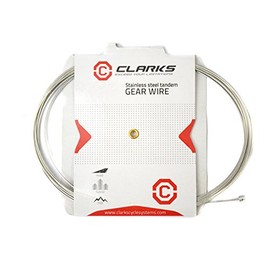 Clarks Tandem Gear Wire - Silver/Red, 305 cm