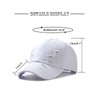 Nanwansu Unisex Ripped Distressed Denim Ring Baseball Cap Hip Hop