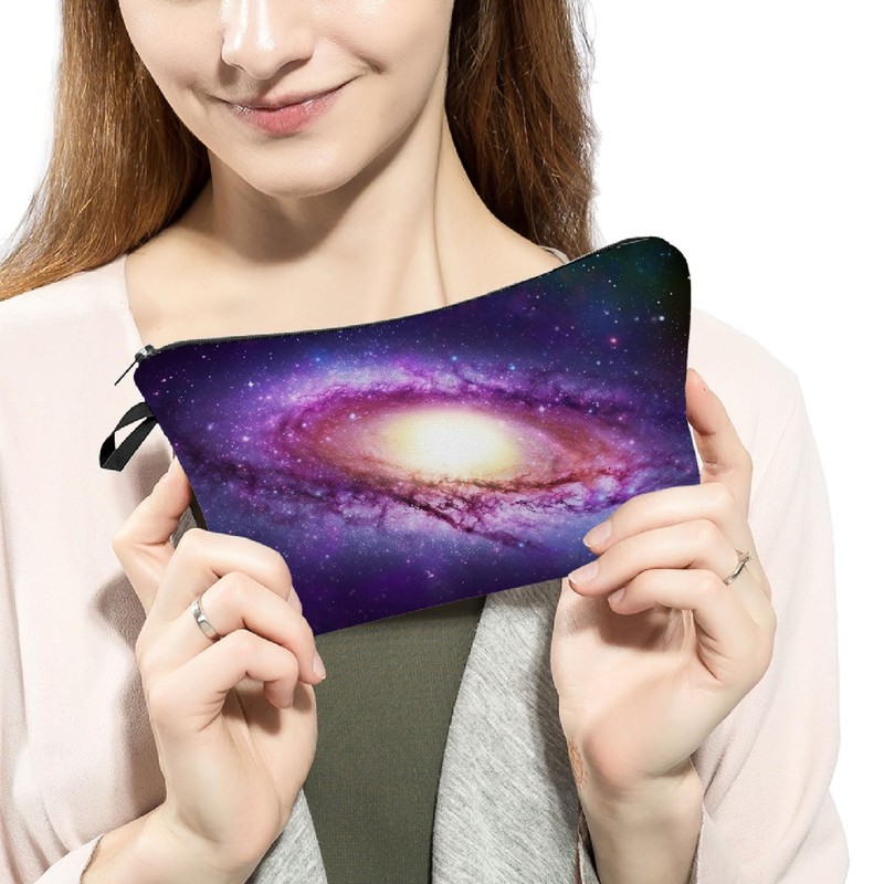 Livel lhood Galaxy Makeup Bag Cute Small Organizer Zipper Pouch