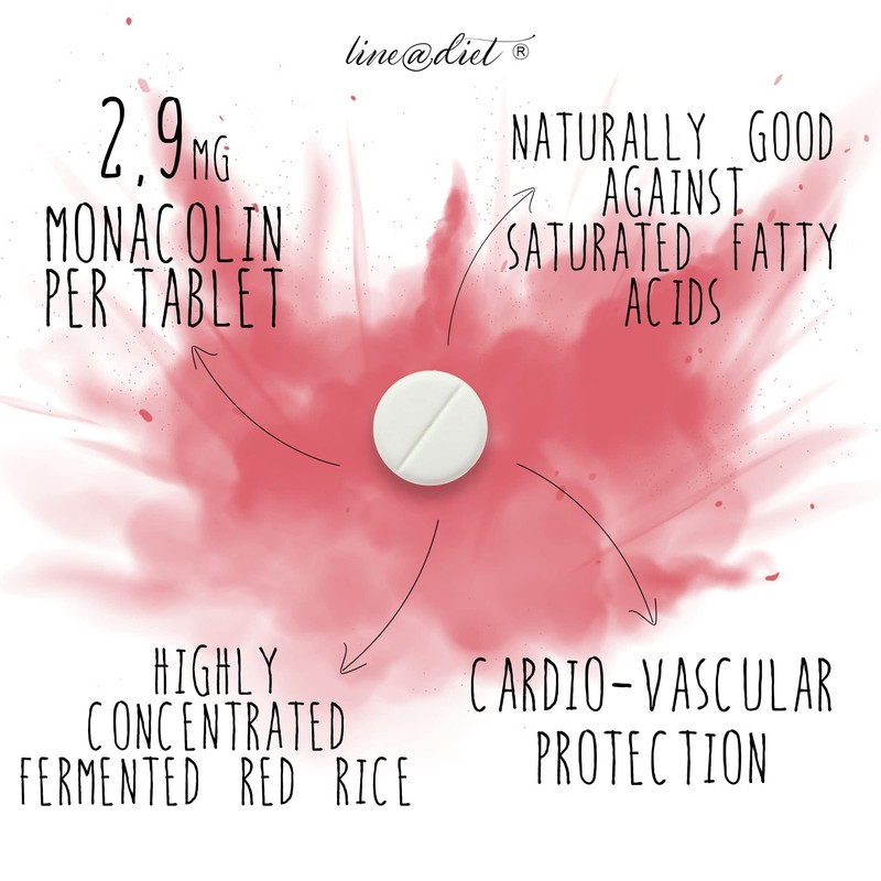 Red Rice | Riso Rosso Plus Line@Diet | 180 Tablets