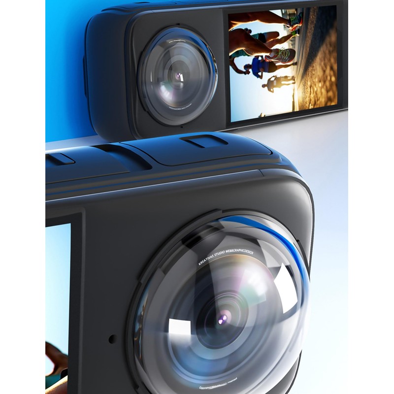 Pokumir Insta360 X4 Compatible Lens Guard Optical PC Lens Protective