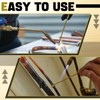 Moxweyeni 40 Pcs Brass Rods 1.5 mm 2 mm Brass