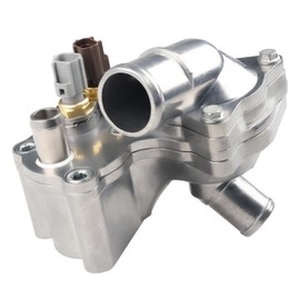Upgraded Aluminum Thermostat Housing Assembly Compatible with 2001-2005 Ford Explorer, 2001-2011 Ranger, 2001-2008 Mazda B4000, 2001 Mercury Mountaineer, Replacement for SK121093 4L5E8A586AB